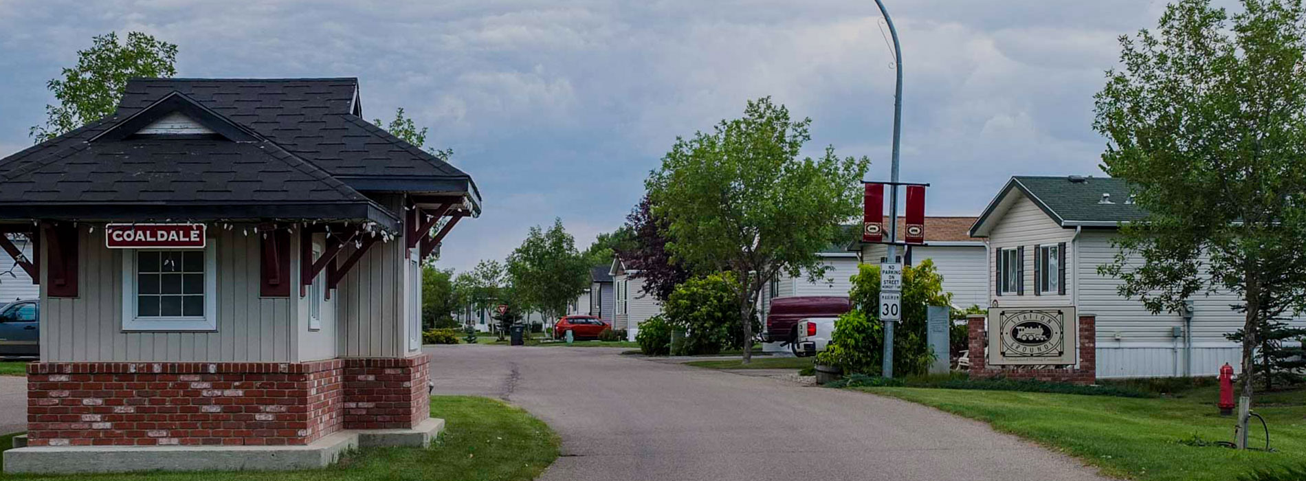 station grounds property, manufactured home community, land lease